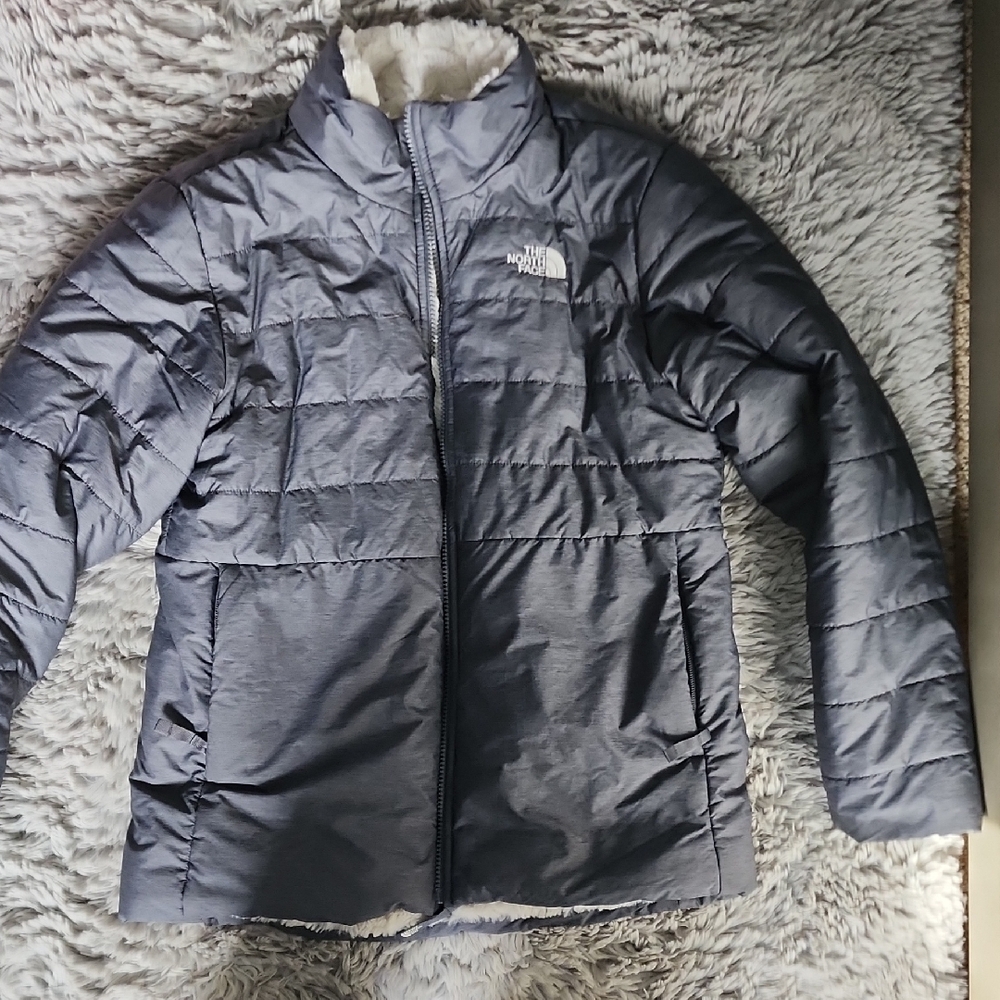 The North Face Gray Puffer Jacket